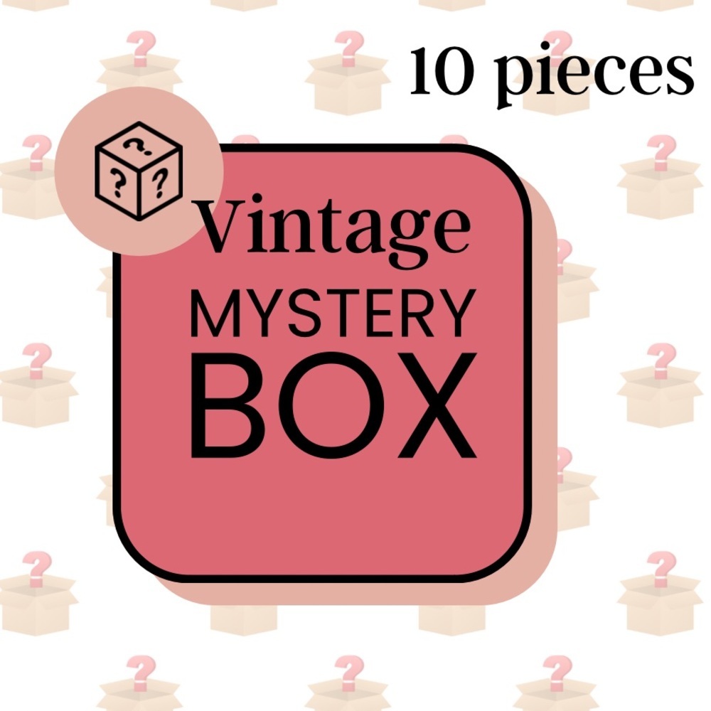 Vintage mystery box, 10 pieces